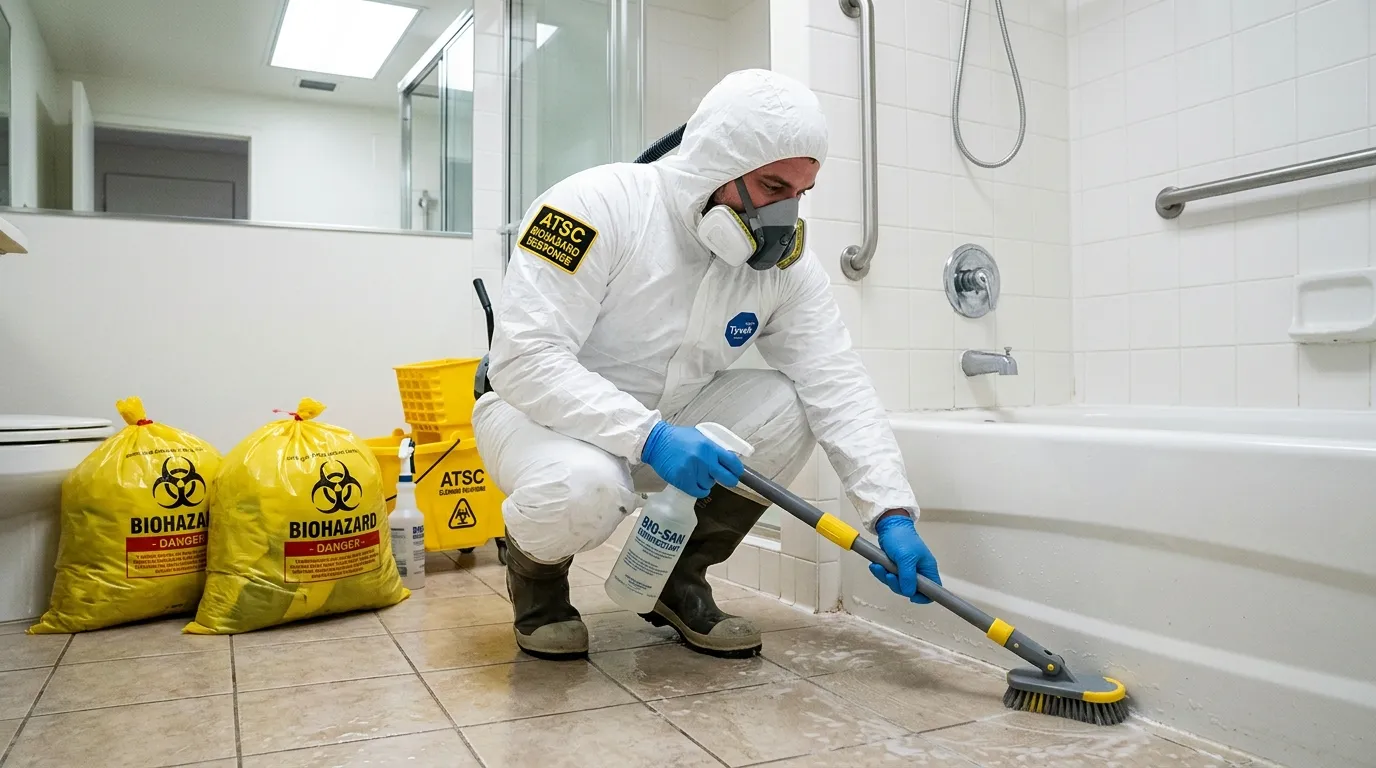 Decontamination equipment deployed for Blood Cleanup in Seaside